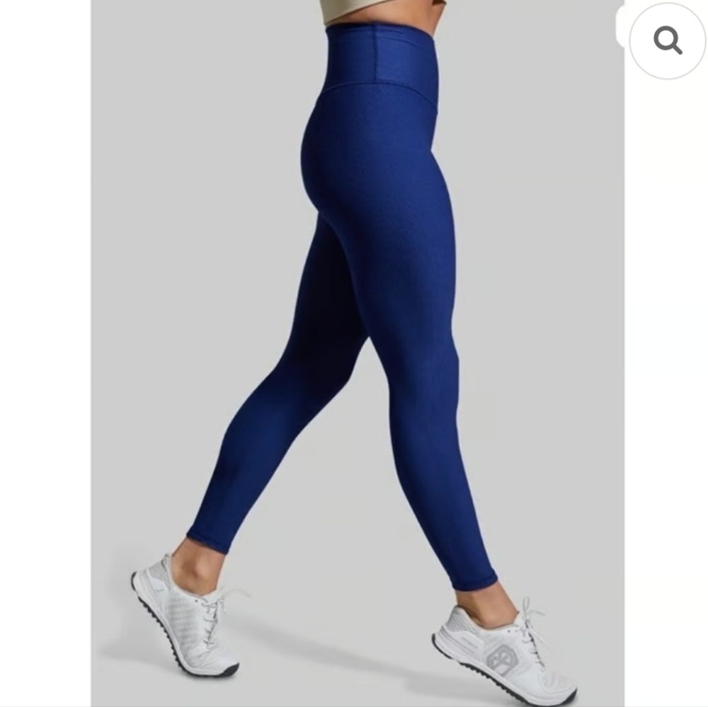Born Primitive Navy Blue High-Waist Seamless Leggings